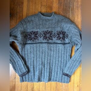 100% wool j crew sweater size Large Tall